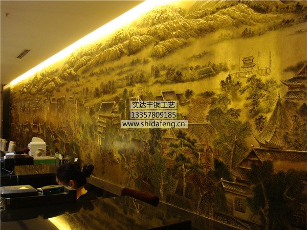 铜壁画实例四-温州香格里拉总